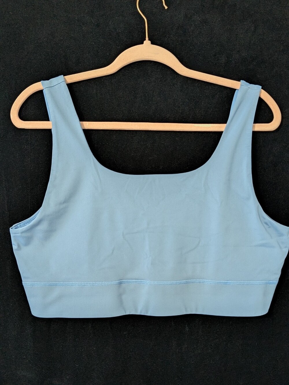 Fabletics Light Blue Sports Bra Large